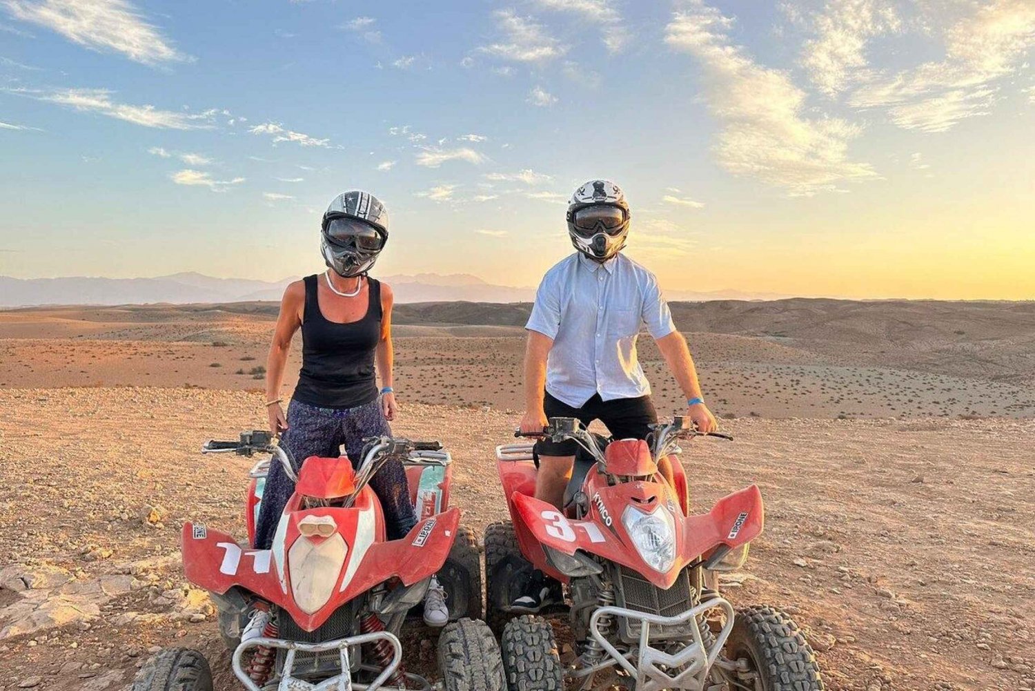 Vanuit Marrakech: ATV quad tour in Agafay woestijn