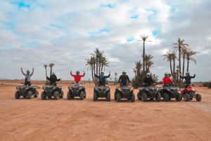 Au départ de Marrakech : Excursion d'une journée à dos de chameau, quad et spa