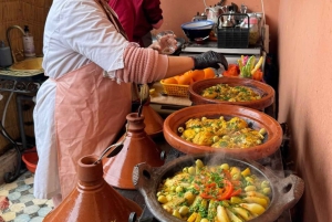 Depuis Marrakech : atelier culinaire et excursion d'une journée dans l'Atlas