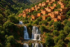 Depuis Marrakech : atelier culinaire et excursion d'une journée dans l'Atlas
