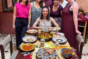Depuis Marrakech : atelier culinaire et excursion d'une journée dans l'Atlas