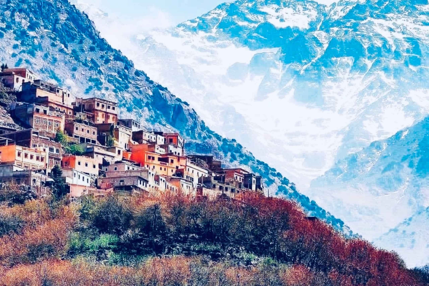 From Marrakech: Day Trip to Anima Garden and Imlil Valley