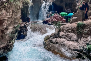 From Marrakech: Day trip to Ouzoud waterfalls and boat tour.