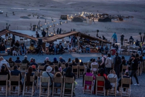 vanuit Marrakech: Woestijn Agafay Quad Tour met Diner & Show