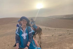 From Marrakech: Agafay Desert, Camel Sunset, Meal & show