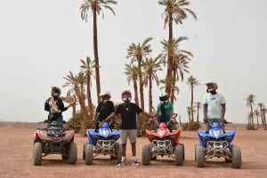 From Marrakech: Desert Sunset Quad Tour and Camel Ride