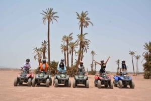 Desde Marrakech: Excursión en quad y paseo en camello al atardecer en el desierto