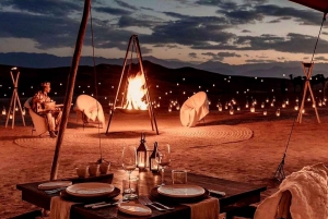 From Marrakech: Dinner in Agafay Desert with Sunset & Stars
