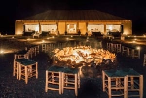 Från Marrakech: Middag i Agafayöknen med solnedgång