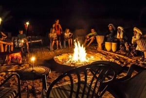 Från Marrakech: Middag i Agafayöknen med solnedgång