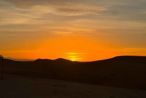 Från Marrakech: Middag i Agafayöknen med solnedgång