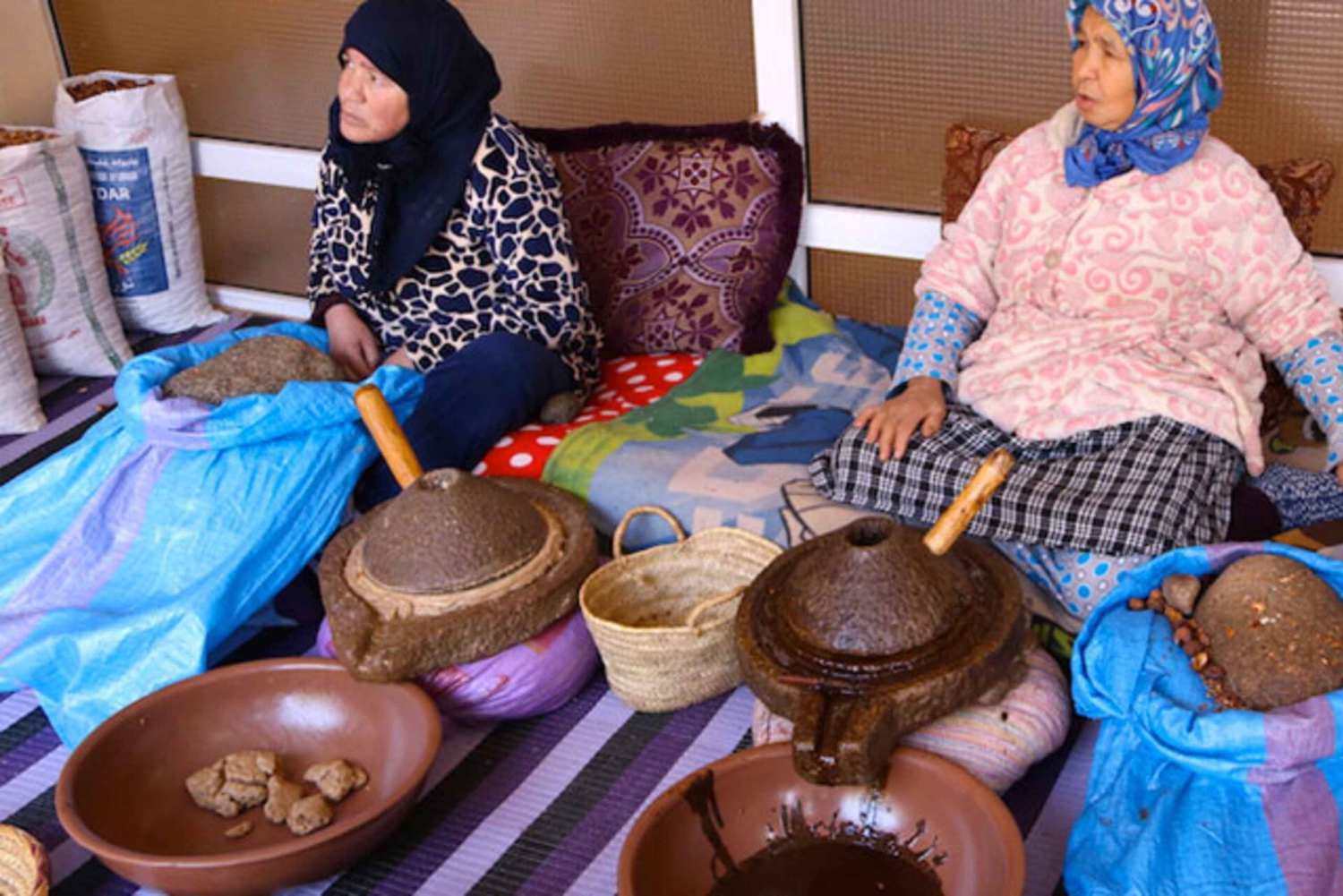 Från Marrakech: Halvdagsutflykt till Atlasbergen & Ourika