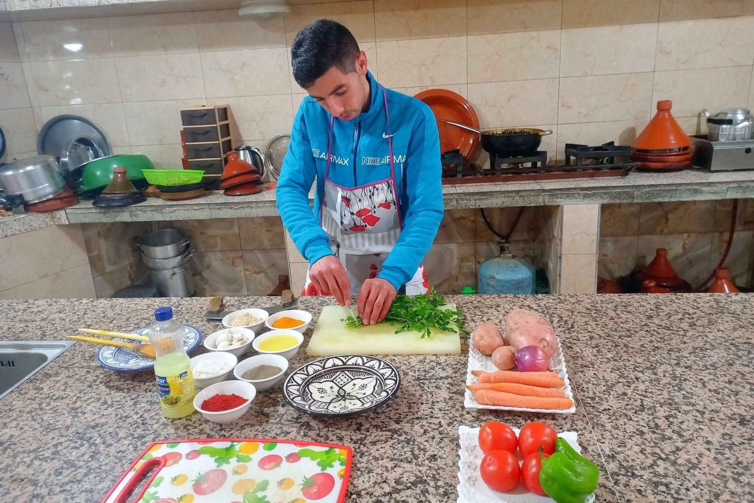 Från Marrakech: Berberisk matlagningskurs i High Atlas