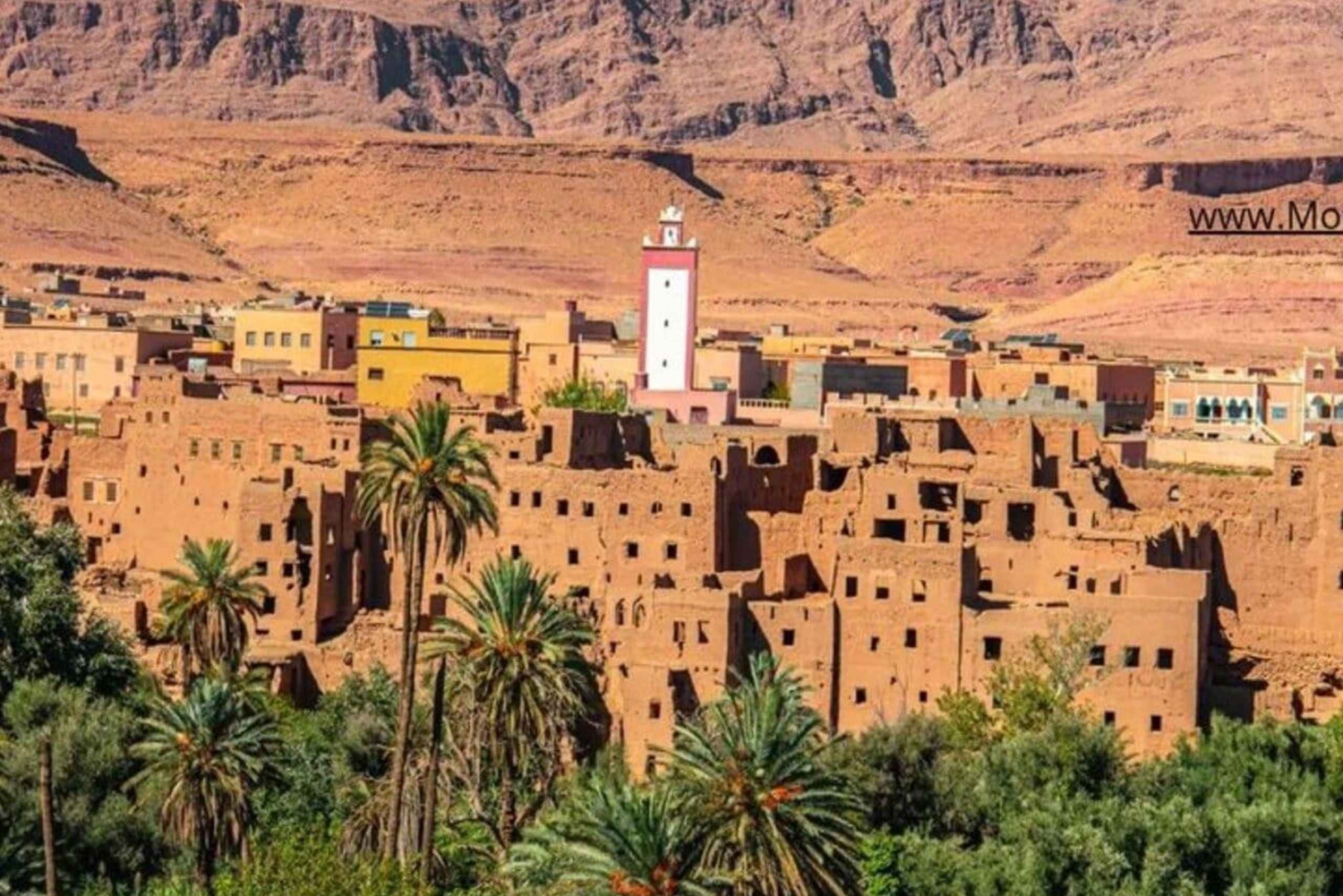 De Marraquexe: viagem guiada de 1 dia a Ouarzazate e Ait Benhaddou