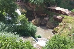 Vanuit Marrakech: Dagvullende tour naar de watervallen van Ouzoud met rondvaart