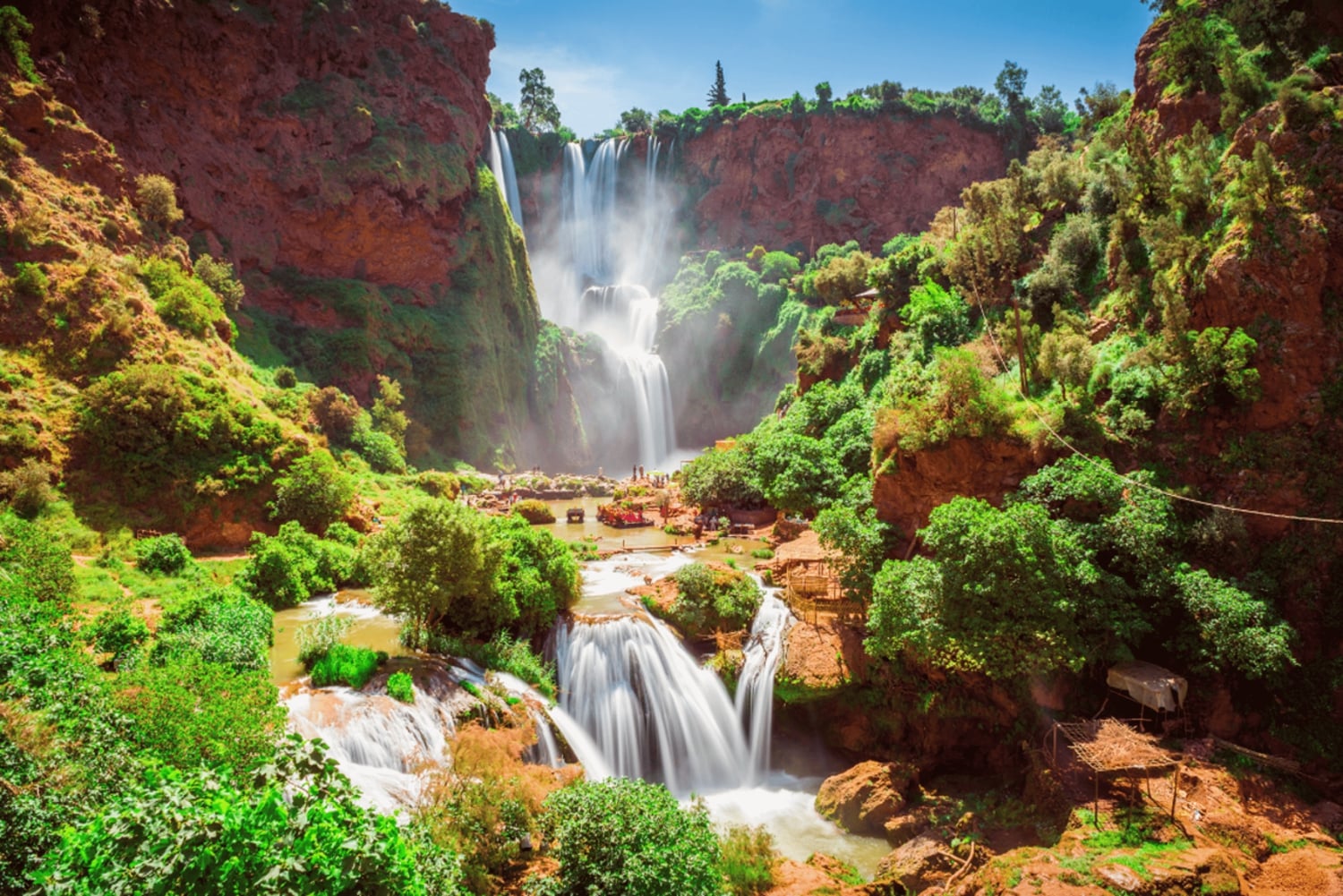 From Marrakech: Ouzoud Waterfall Local guide & Boat Ride