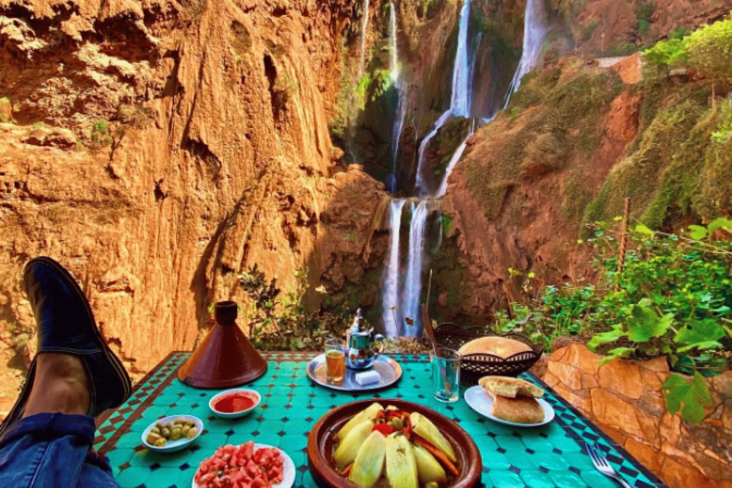 From Marrakech: Ouzoud Waterfall Local guide & Boat Ride