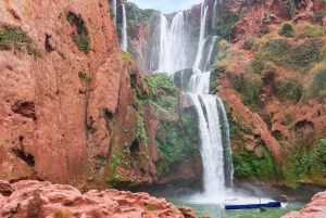 Från Marrakech: Ouzoud vattenfall Dagsutflykt med upphämtning på hotell
