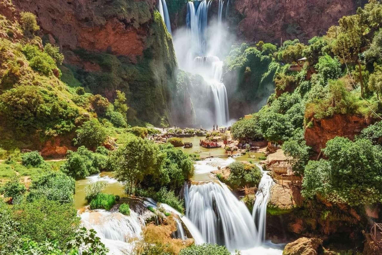 From Marrakech: Ouzoud Waterfalls Guided Hike and Boat Trip