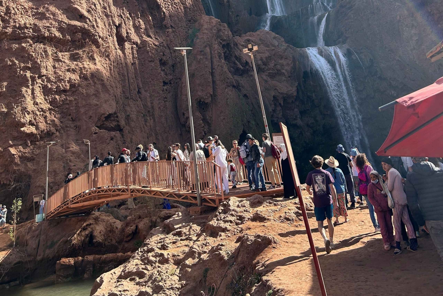 Vanuit Marrakech: Ouzoud watervallen begeleide wandeling en boottocht