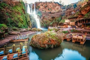 De Caminhada guiada e passeio de barco pelas cachoeiras de Ouzoud