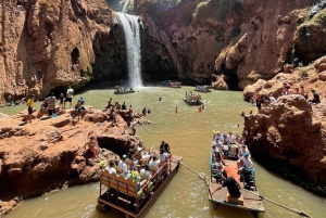 Vanuit Marrakech: Ouzoud watervallen begeleide wandeling en boottocht