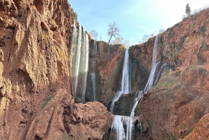 Vanuit Marrakech: Ouzoud watervallen begeleide wandeling en boottocht