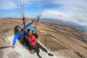 Von Marrakech aus: Gleitschirmfliegen, Kamelritt und Teepause