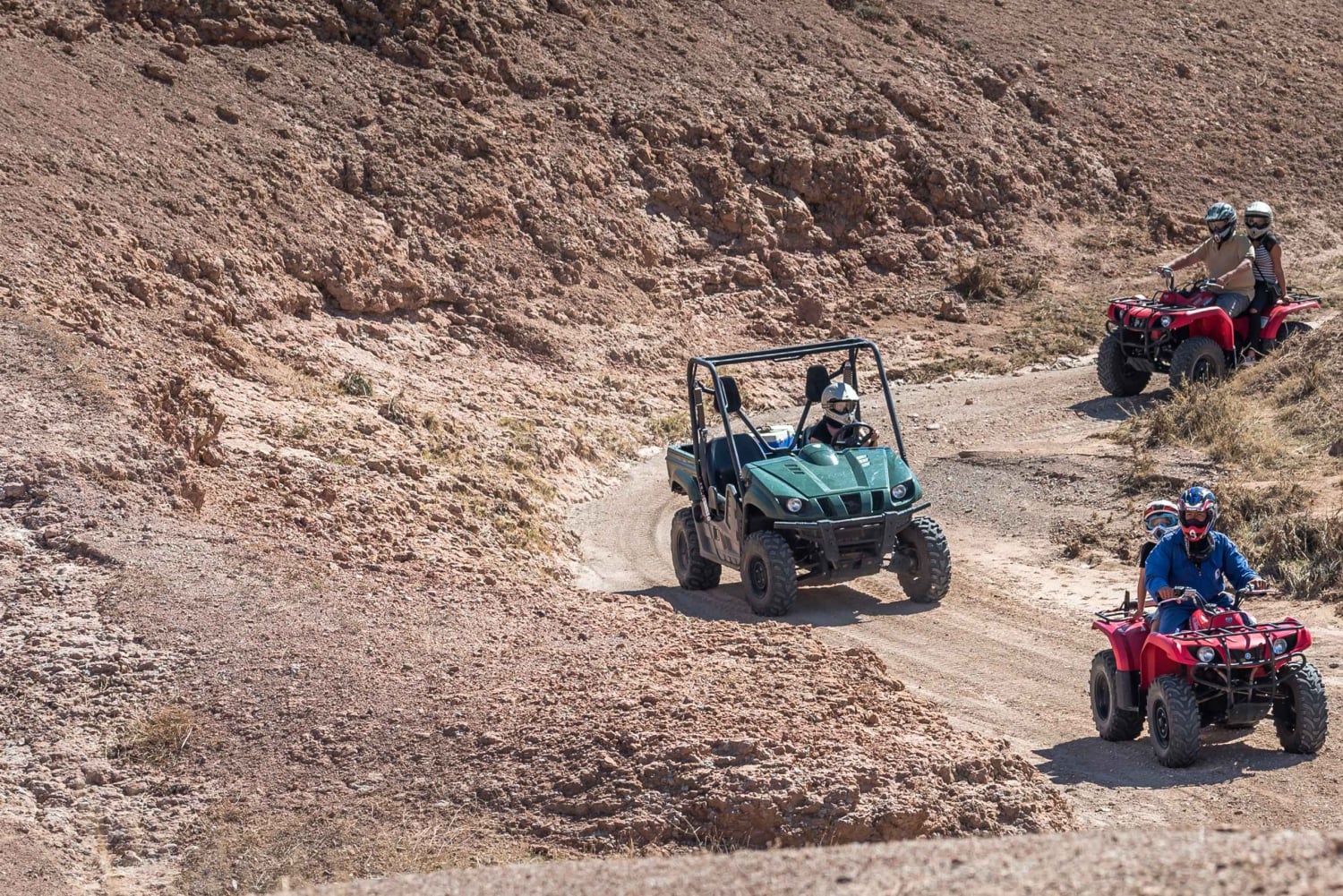 Von Marrakech aus: Premium Agafay Wüste Halbtages-Quad-Biking