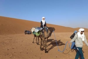 Från Marrakech: Privat 3-dagars lyxig Merzouga-ökentur