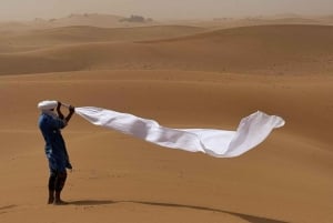 Från Marrakech: Privat 3-dagars lyxig Merzouga-ökentur