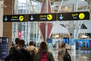 Depuis Marrakech : Transfert privé vers/depuis l'aéroport de Marrakech