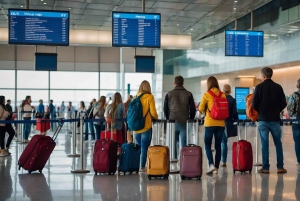 Depuis Marrakech : Transfert privé vers/depuis l'aéroport de Marrakech