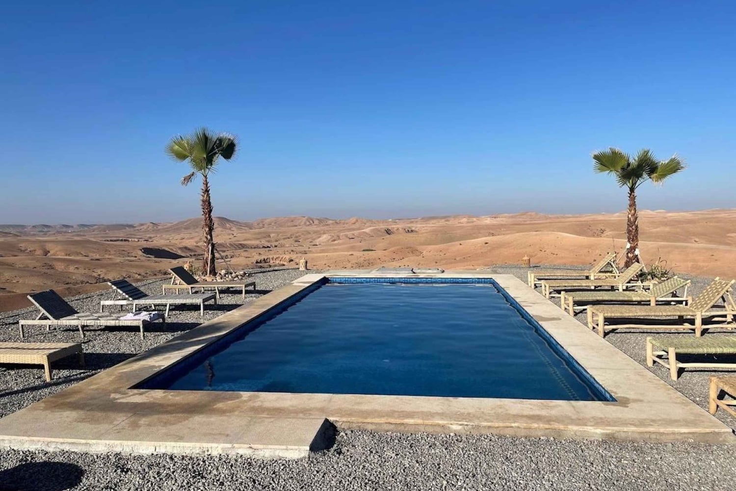 Von Marrakech aus: Sunset Desert Tour mit Kamelritt und Abendessen