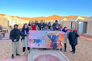 Marrakechista: Merzougan aavikon kautta Fesiin 3 päivän kiertoajelulla.