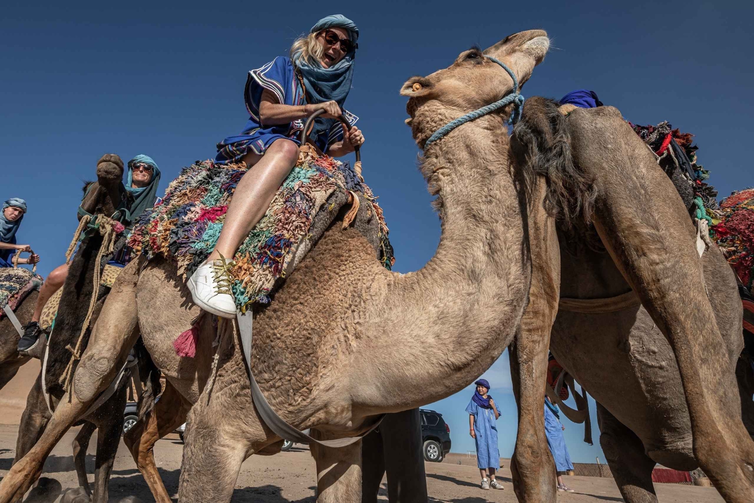 From Marrakech: VIP Agafay Desert & Oasis Camel Experience