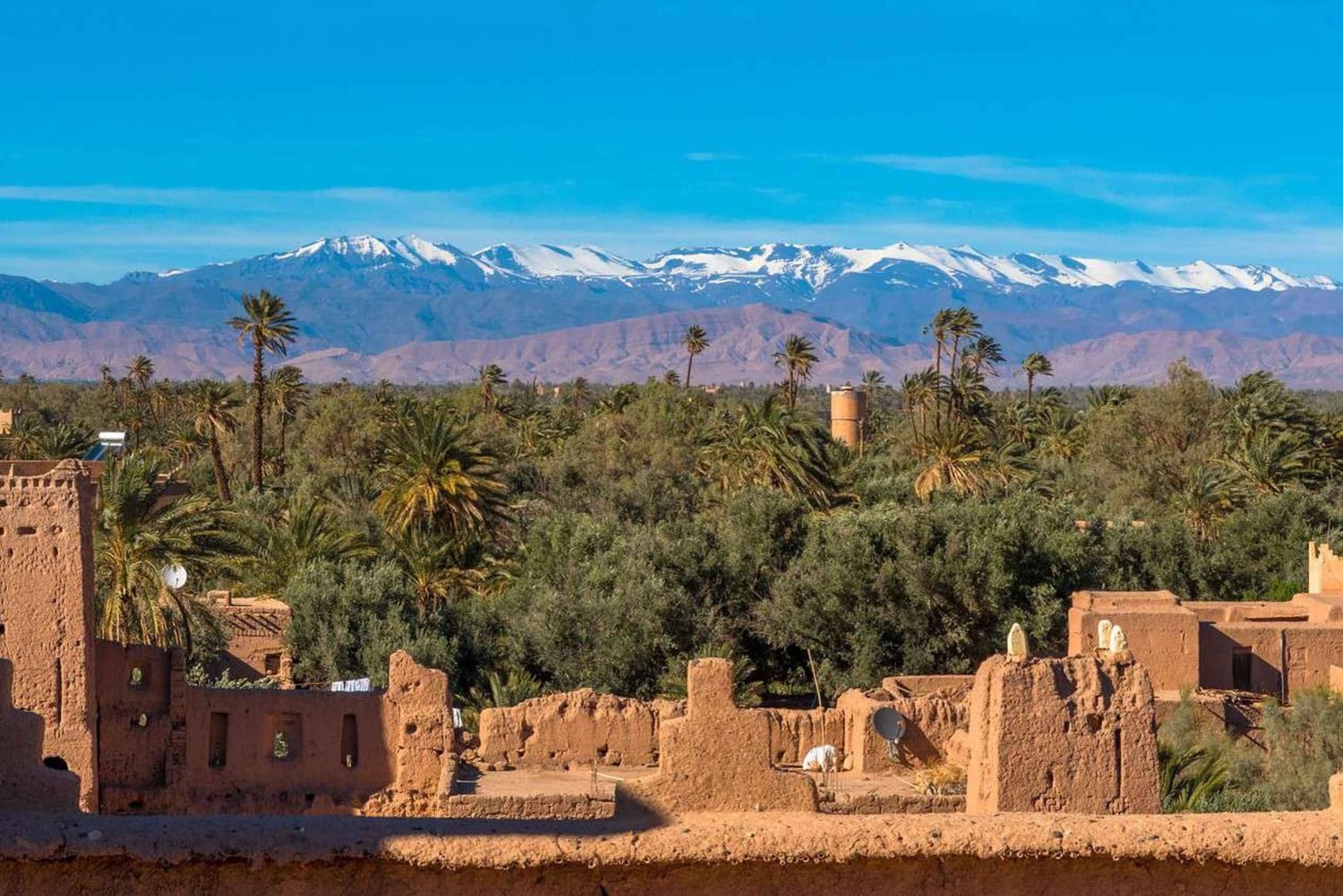 Från Marrakech: 4-dagars privat Atlasbergen & ökentur