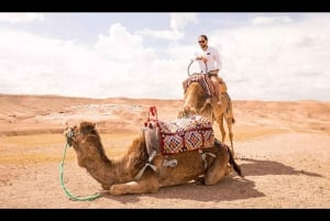 Depuis Marrakech : Excursion dans le désert d'Agafay avec baignade et déjeuner