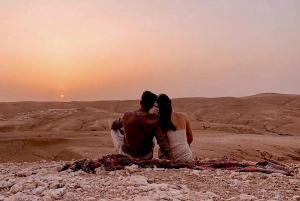 Fra Marrakesh Agafay Desert Middag og solnedgang og kamelridning