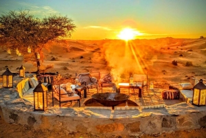 From Marrakesh Agafay Desert Dinner & Sunset, and Camel Ride