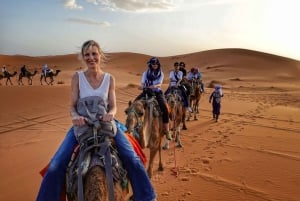 Marrakeshista: Saharan autiomaan tutustumiskierros: Marrakesh: Yksityinen 4 päivän Saharan autiomaan tutustumiskierros.