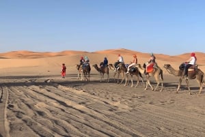 Marrakeshista: Saharan autiomaan tutustumiskierros: Marrakesh: Yksityinen 4 päivän Saharan autiomaan tutustumiskierros.