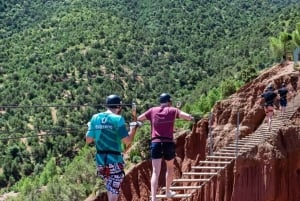 Från Marrakech: I Atlasbergen: Zip-Line och vandring