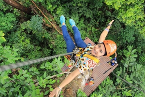 Da Marrakesh: Zip-Line nelle montagne dell'Atlante ed escursione a piedi