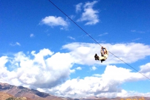 Från Marrakesh: Zip-line i Atlasbergen och vandring