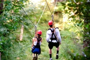 Från Marrakesh: Zip-line i Atlasbergen och vandring