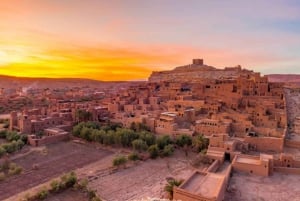 Desde Ouarzazate : Excursión de 3 días por el desierto hasta Marrakech