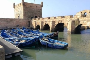 From Taghazout or Agadir: Marrakech and Essaouira 2-Day Trip
