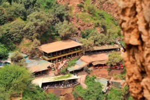 Excursion d'une journée aux cascades d'Ouzoud et promenade en bateau au départ de Marrakech