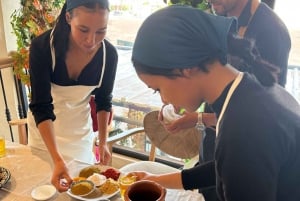 Marrakesh: Marokkansk frokost på restaurant Chouf L'Or